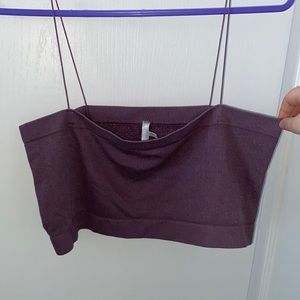 purple bandeau top from urban planet